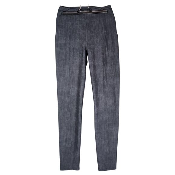 Lululemon Pants Here to There High Rise 7/8 Crosshatch Texture Black Womens 4 - Picture 1 of 4